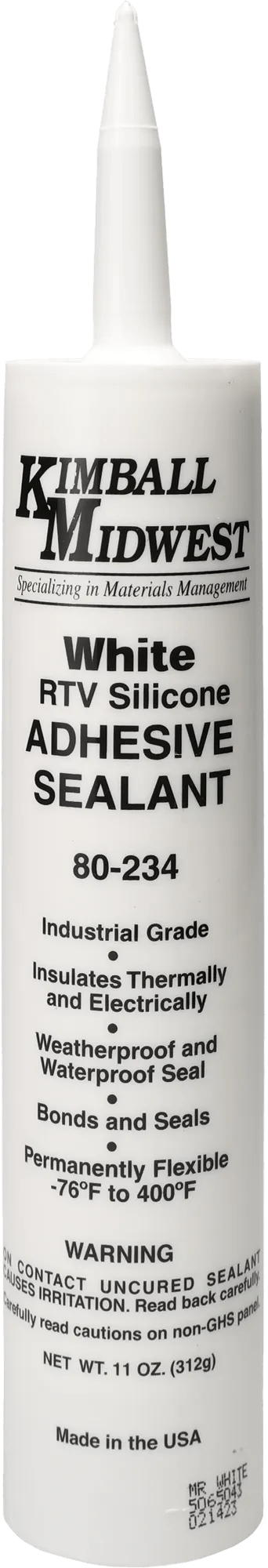 White RTV Silicone Adhesive Sealant