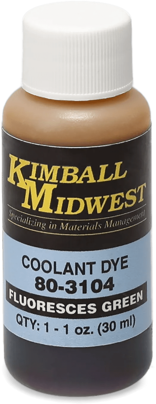Universal Coolant Fluorescent Leak Detection Dye 1 oz. Bottle - 6 Pack