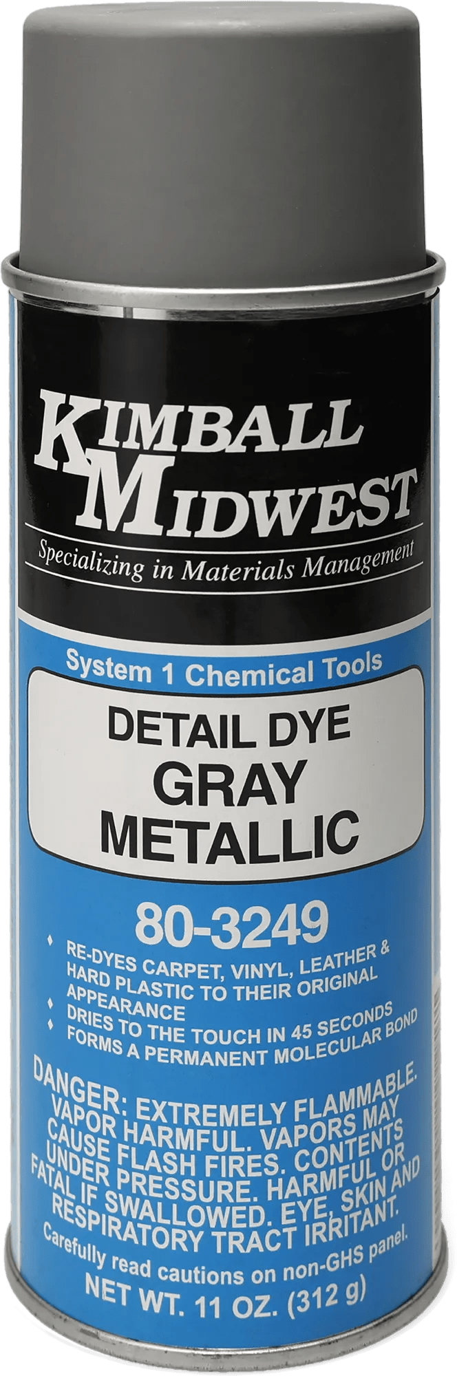 Gray Metallic Detail Dye 16 oz. Can - 12 Pack