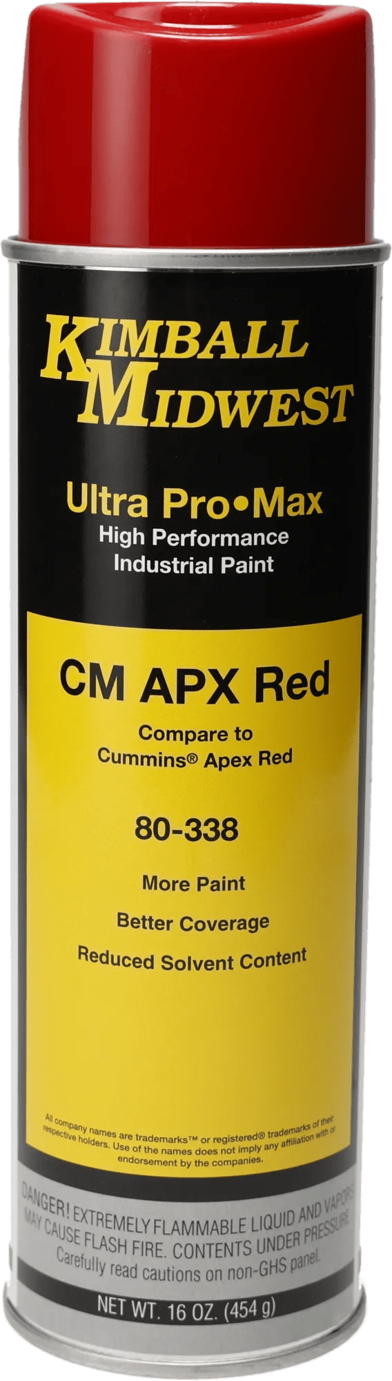 CM APX Red Ultra Pro•Max Oil-Based Enamel Spray Paint - 20 oz. Can