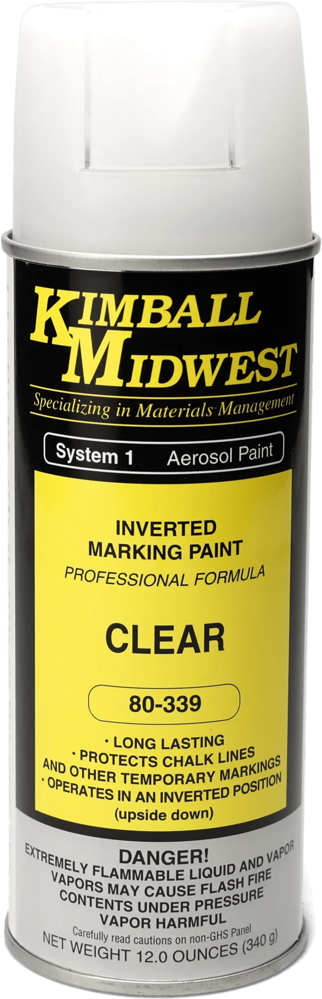 Clear Inverted Marking System Water-Based Paint - 16 oz. Can
