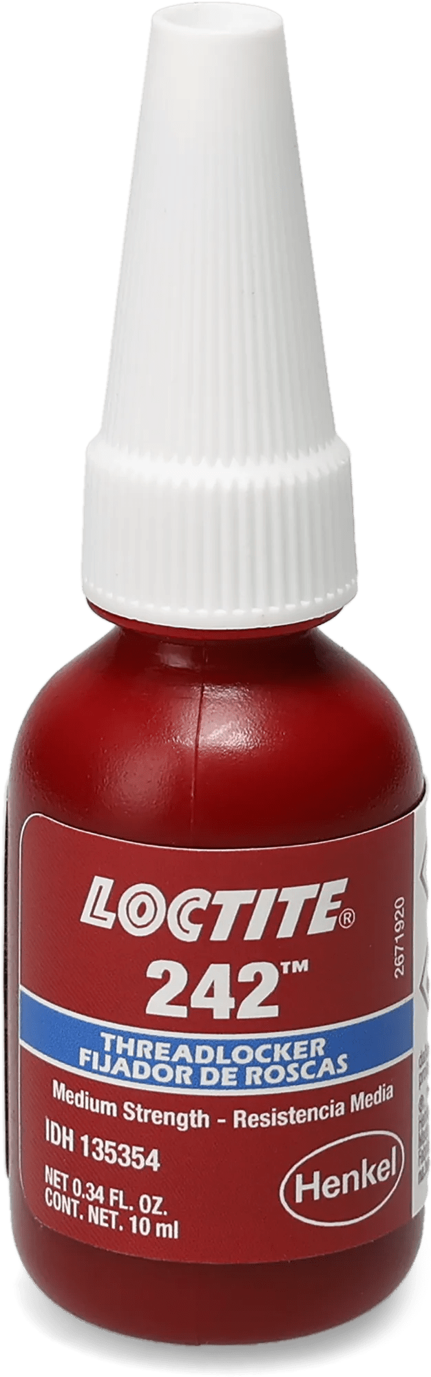 #242 Medium Strength Threadlocker - 10 mL Bottle