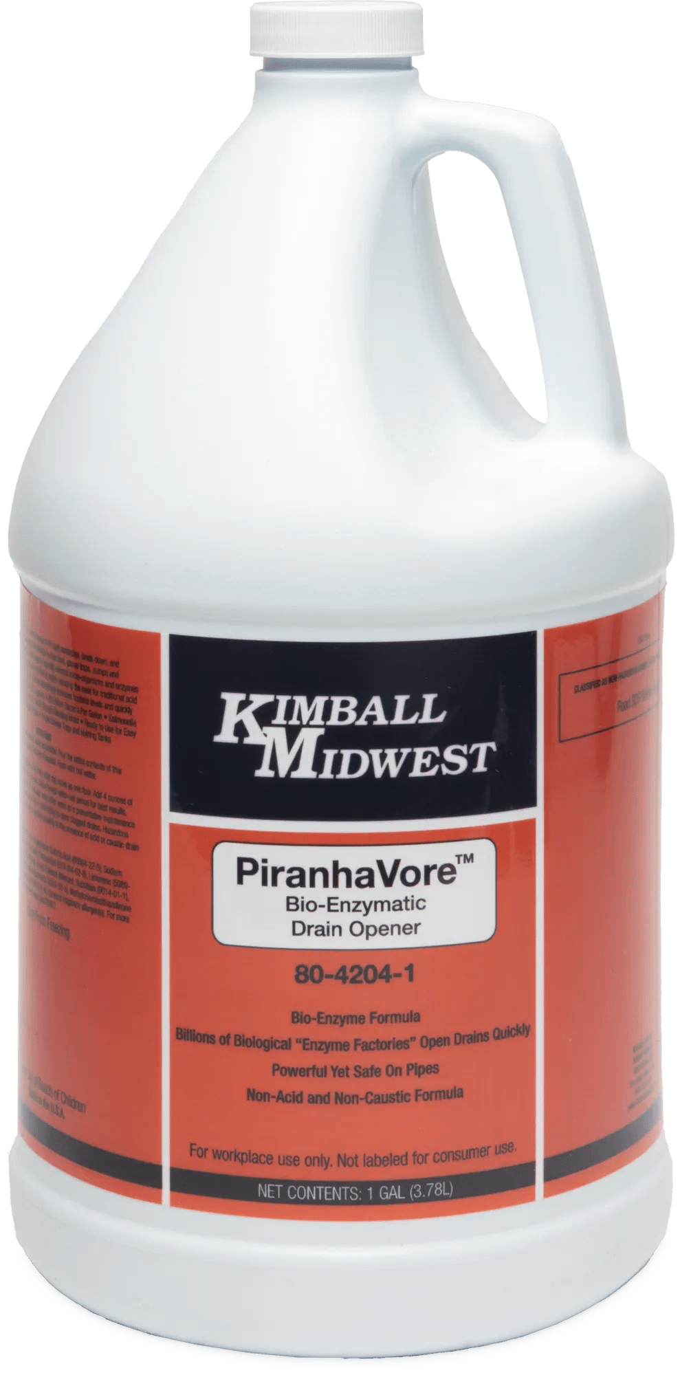 PiranhaVore™ Bio-Enzymatic Drain Opener - 1 gal