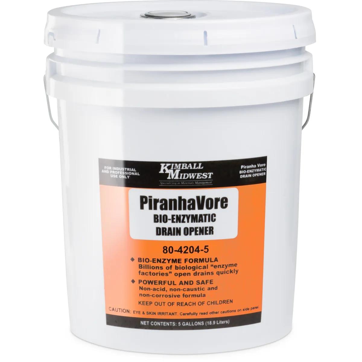 PiranhaVore™ Bio-Enzymatic Drain Opener - 5 gal