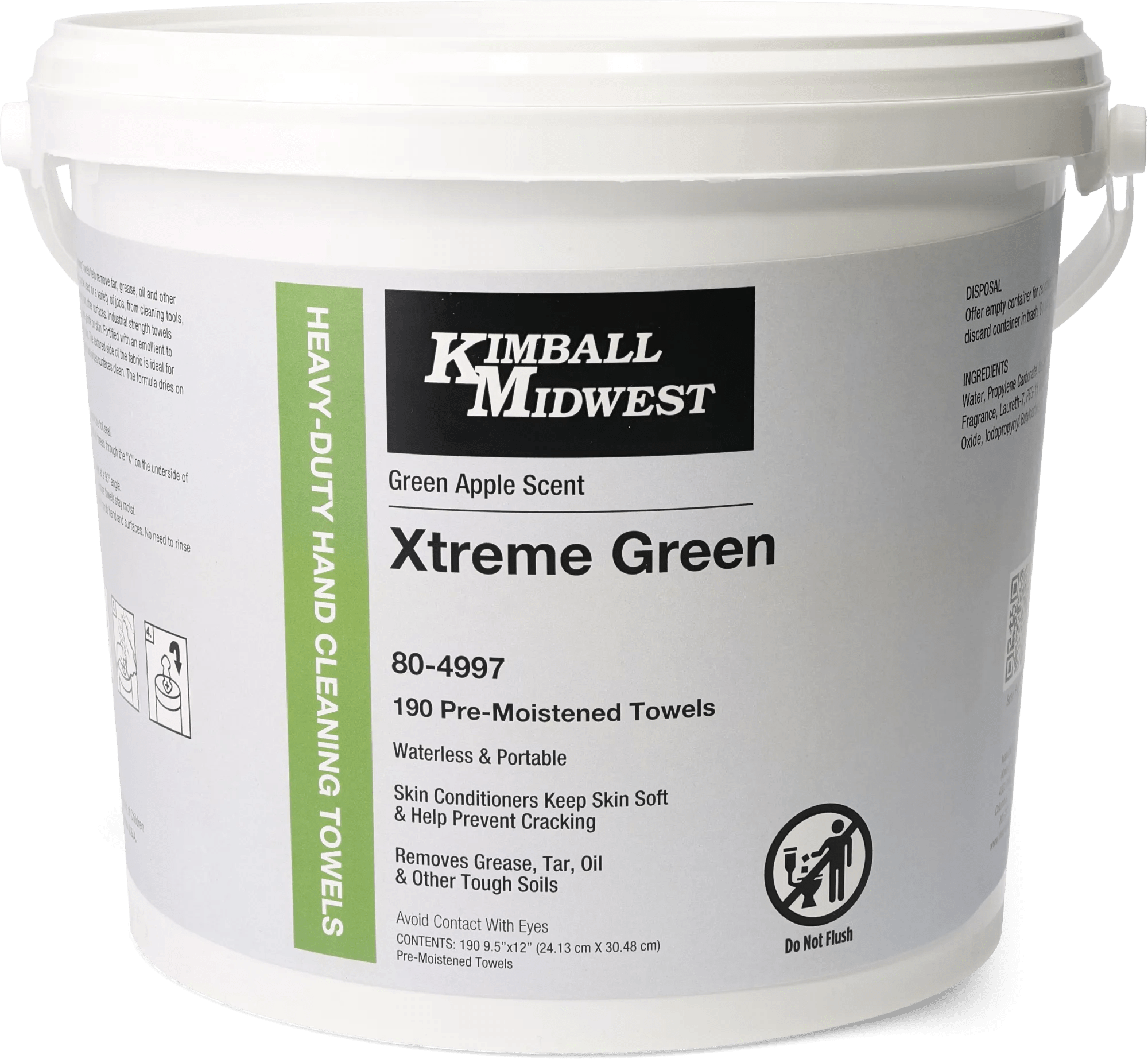 Xtreme Green Hand Cleaning Towels - 190 Count