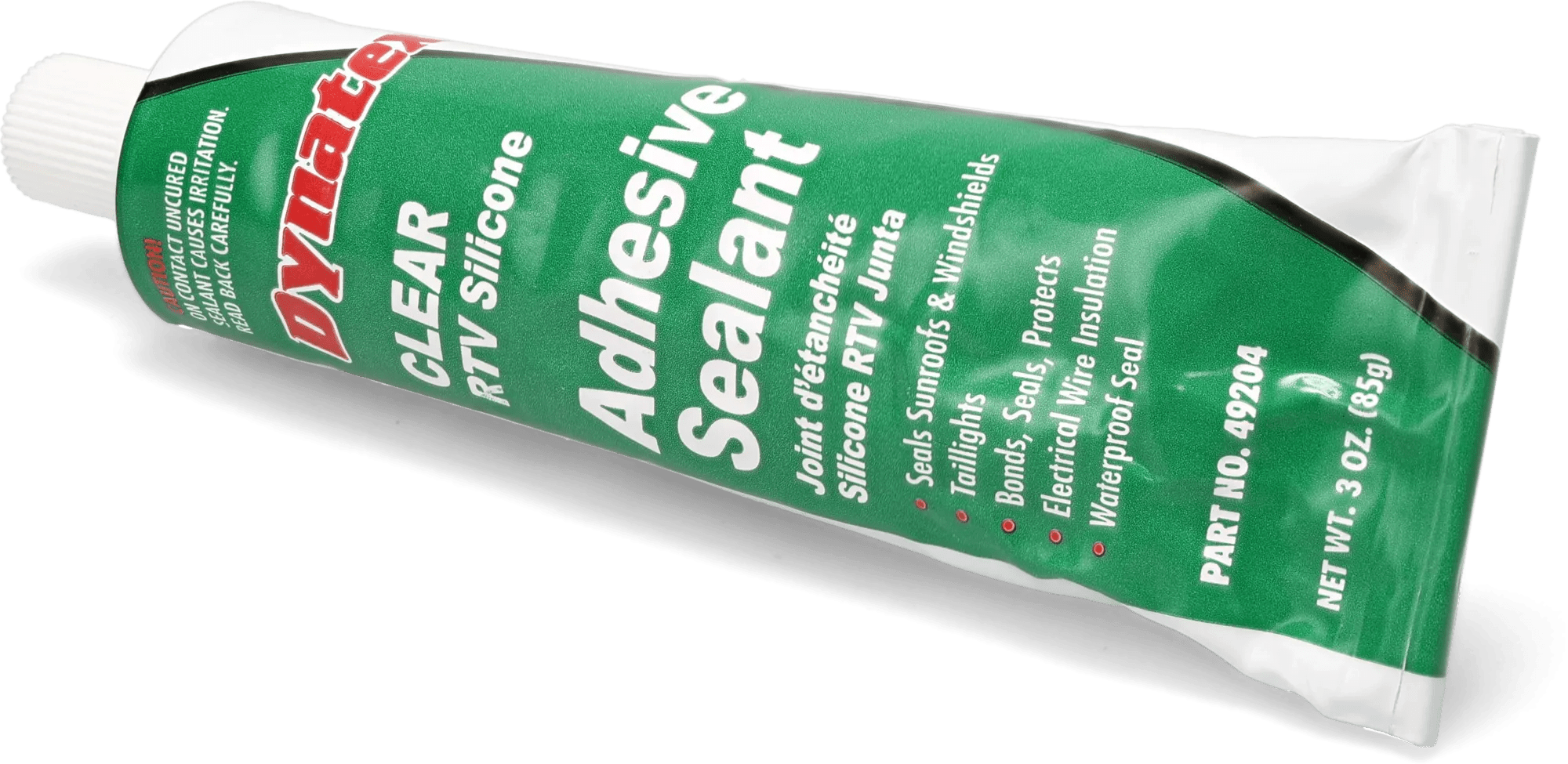 Dynatex Clear RTV Silicone Gasket Maker and Sealant