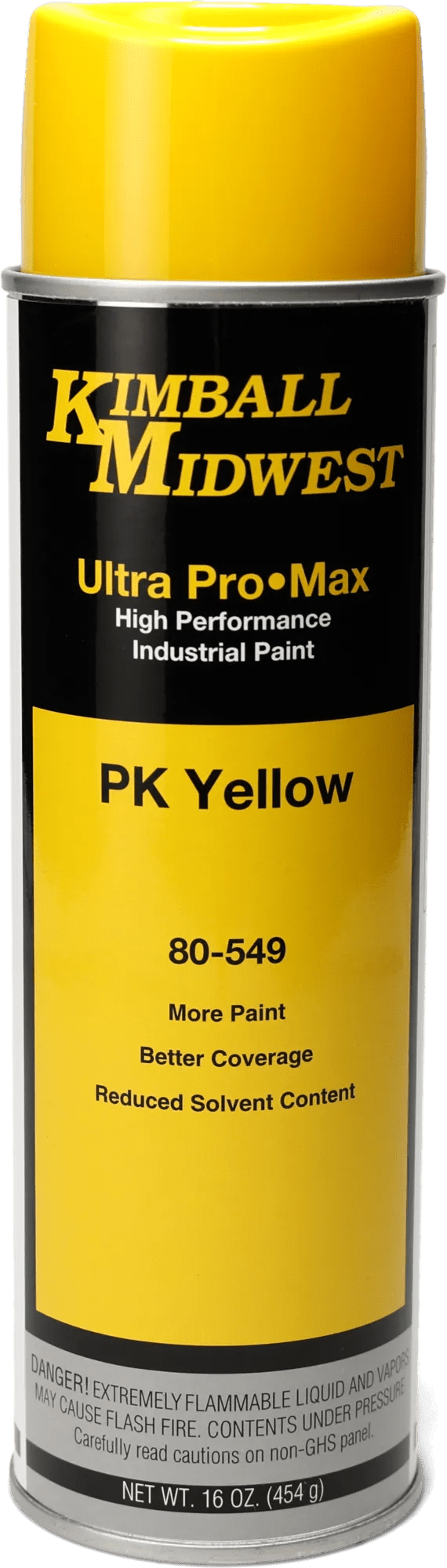 PK Yellow Ultra Pro•Max Oil-Based Enamel Spray Paint - 20 oz. Can