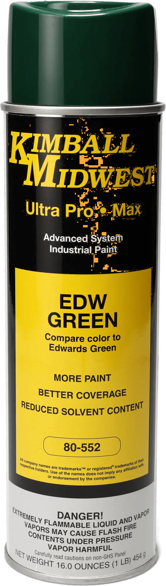 EDW Green Ultra Pro•Max Oil-Based Enamel Spray Paint - 20 oz. Can