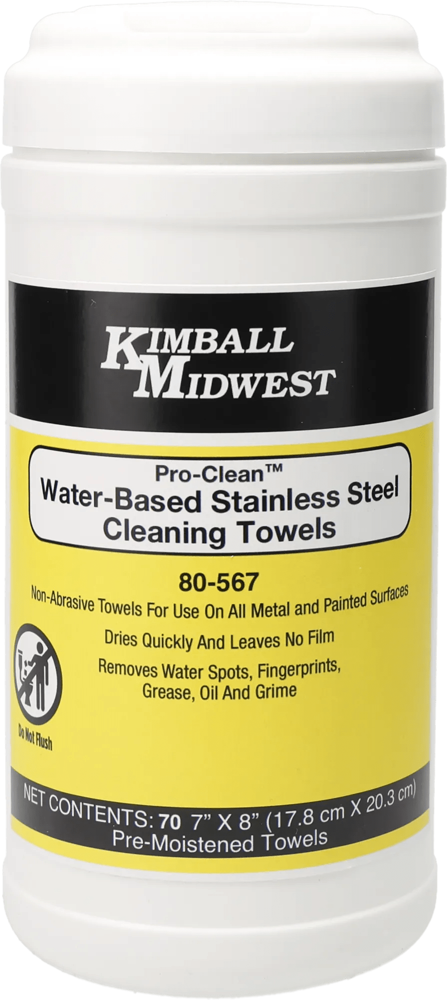 Water-Based Stainless Steel Cleaner Cleaning Towels