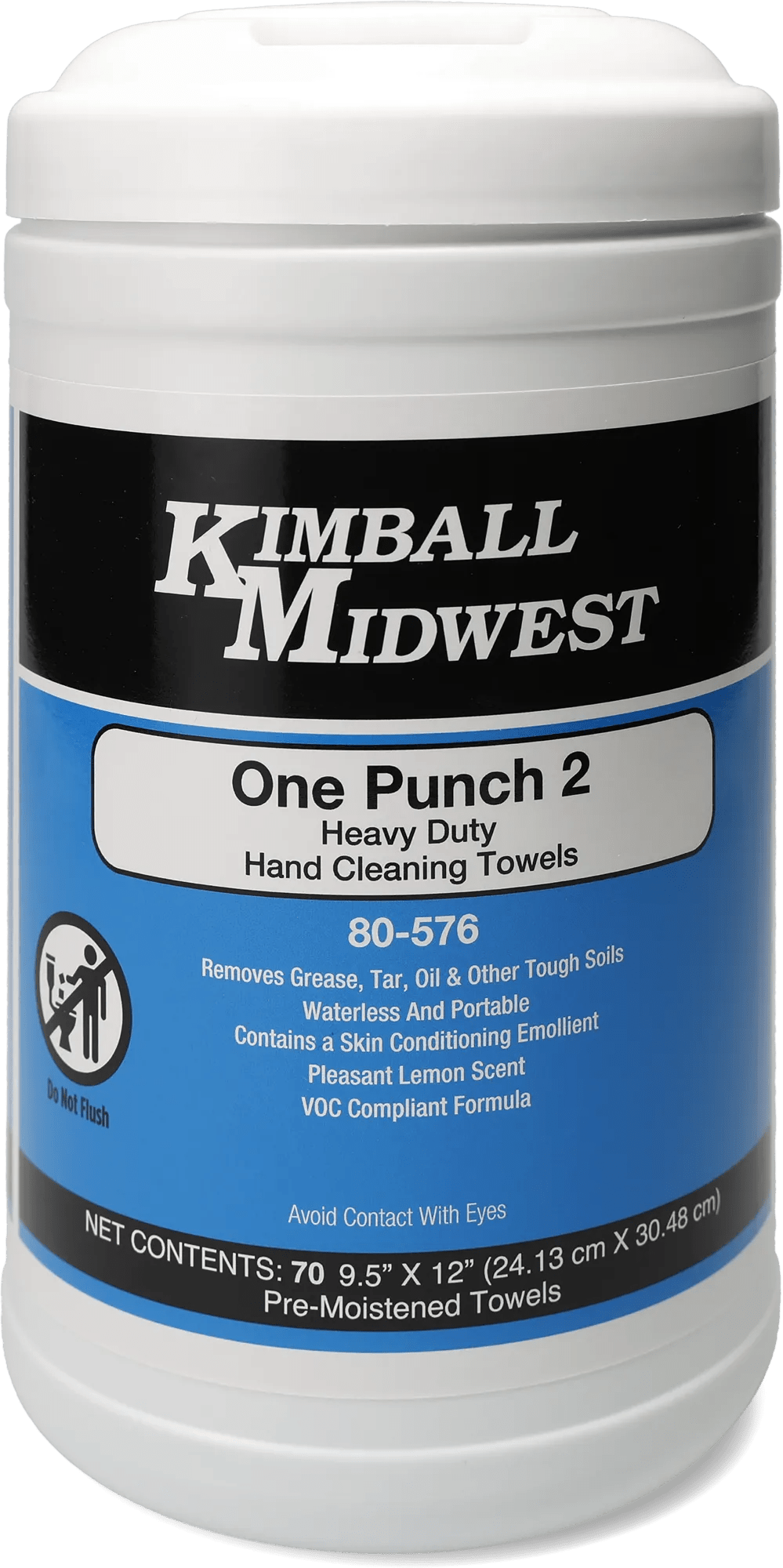 One Punch 2 Heavy Duty Hand Cleaning Towels - 6 Pack