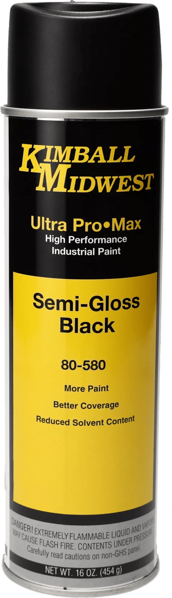 Semi-Gloss Black Ultra Pro•Max Oil-Based Enamel Spray Paint - 20 oz. Can