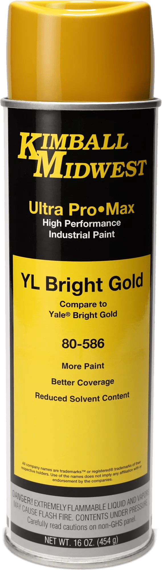 YL Bright Gold Ultra Pro•Max Oil-Based Enamel Spray Paint - 20 oz. Can