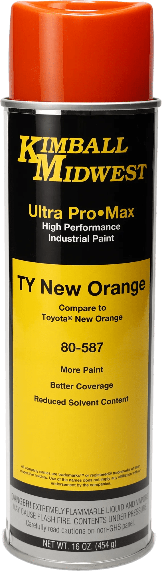 TY New Orange Ultra Pro•Max Oil-Based Enamel Spray Paint - 20 oz. Can