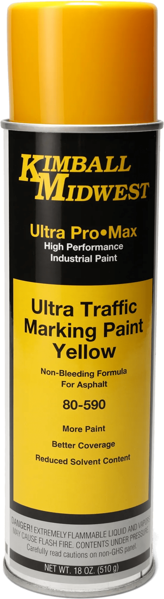 Ultra Traffic White Ultra-Formula Traffic Solvent-Based Marking Paint - 20 oz. Can