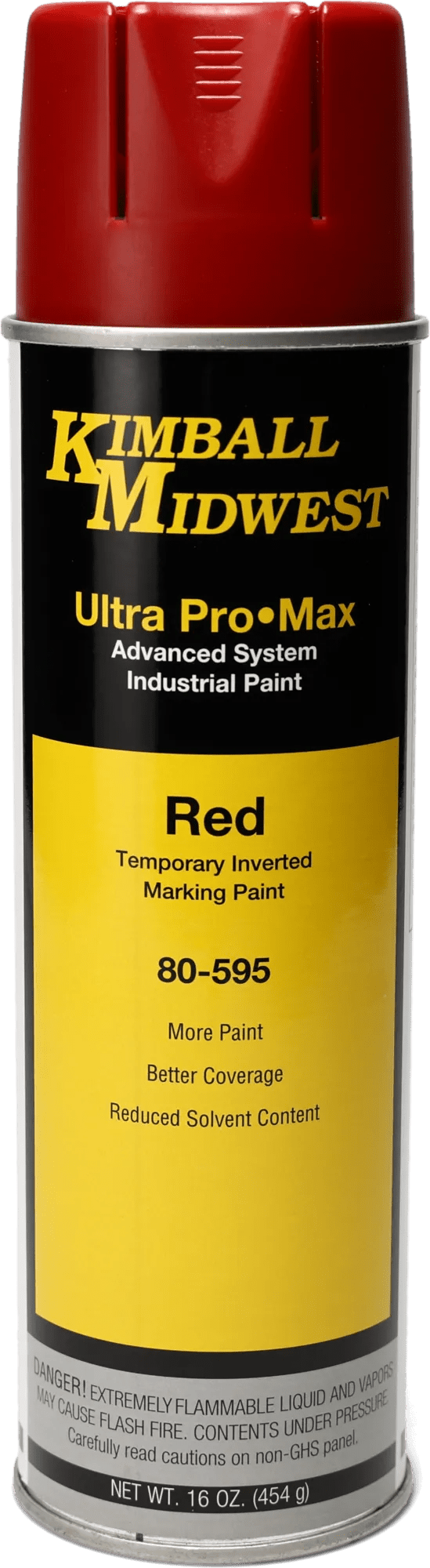 Red Inverted Temporary Marking System Water-Based Paint - 20 oz. Can