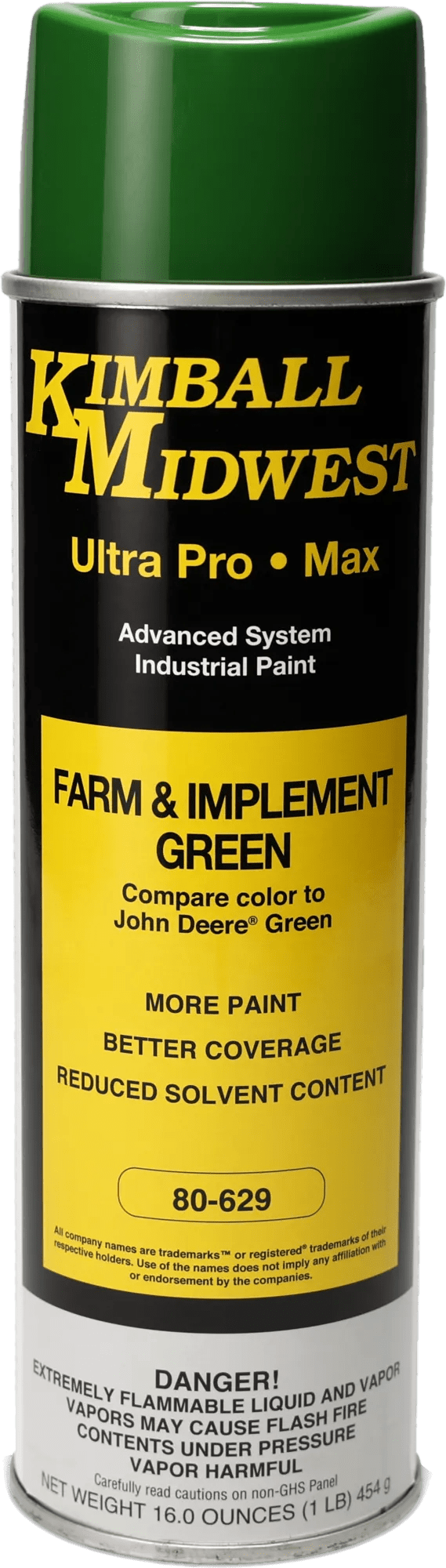 Farm & Implement Green Ultra Pro•Max Oil-Based Enamel Spray Paint - 20 oz. Can