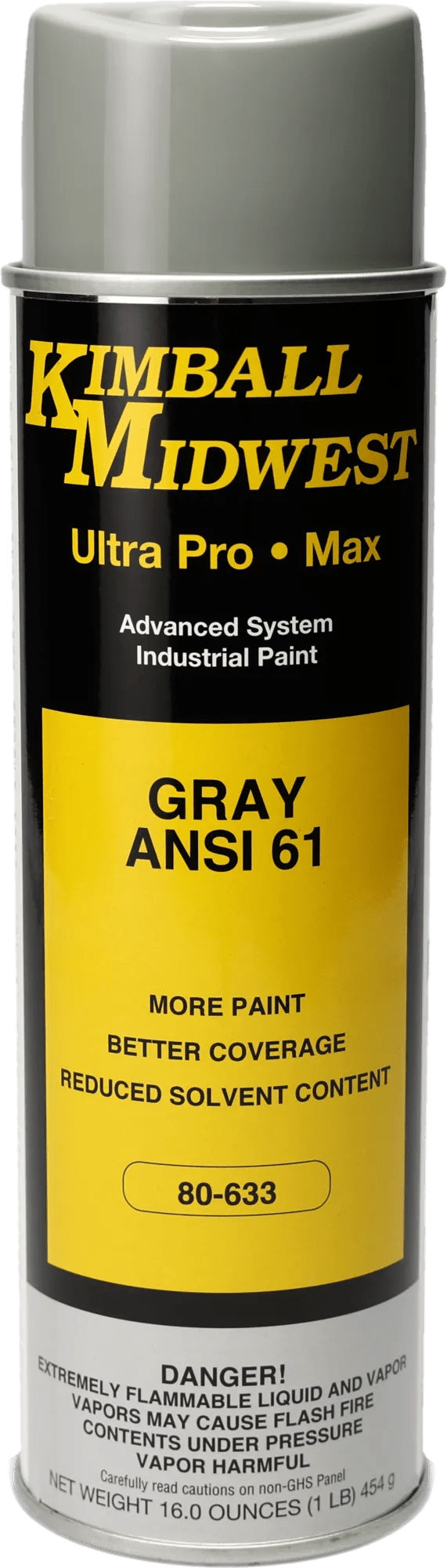 Gray (ANSI 61) Ultra Pro•Max Oil-Based Enamel Spray Paint - 20 oz. Can - Case - 12 Pack