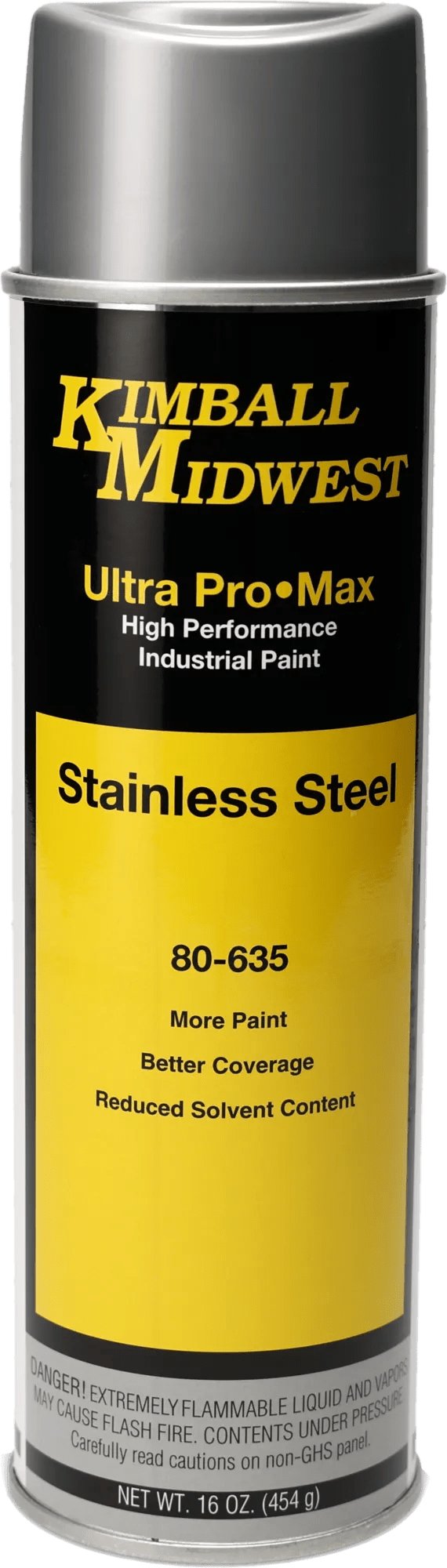 Stainless Steel Ultra Pro•Max Oil-Based Enamel Spray Paint - 20 oz. Can - 12 Pack