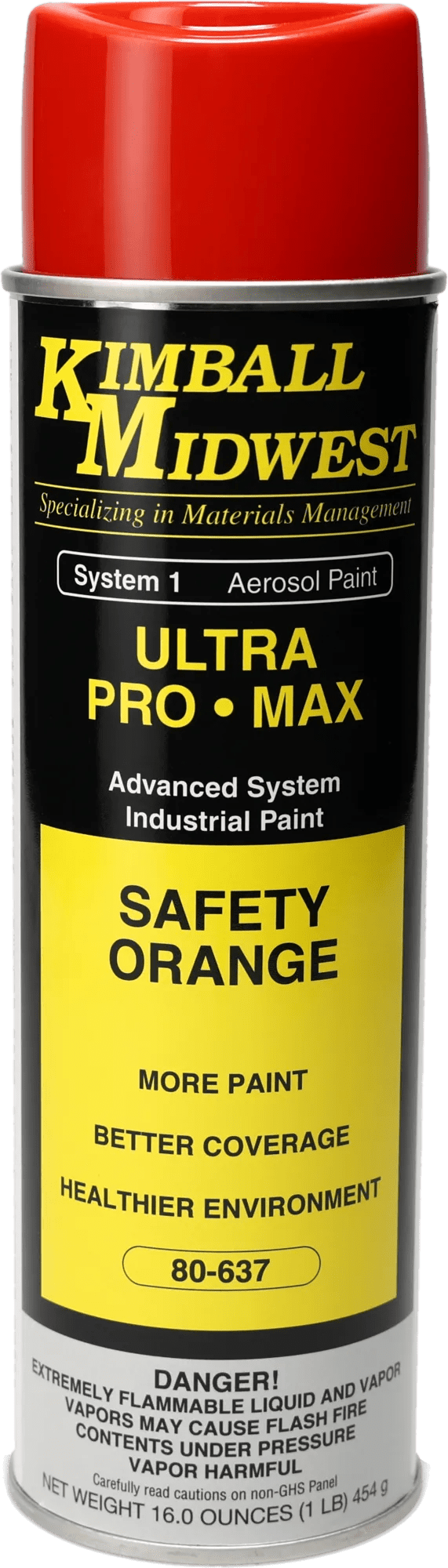 Safety Orange Ultra Pro•Max Oil-Based Enamel Spray Paint - 20 oz. Can