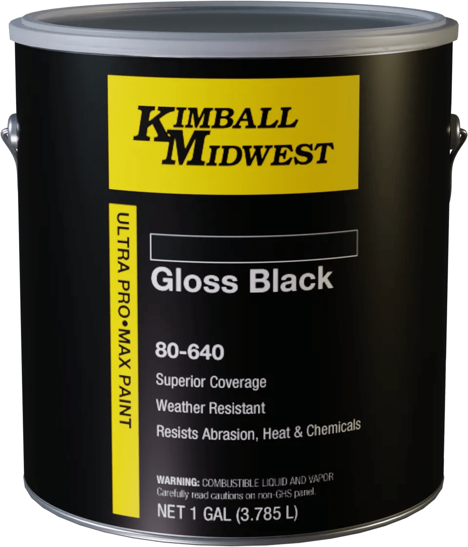 Gloss Black Ultra Pro•Max Oil-Based Enamel Paint - 1 Gal