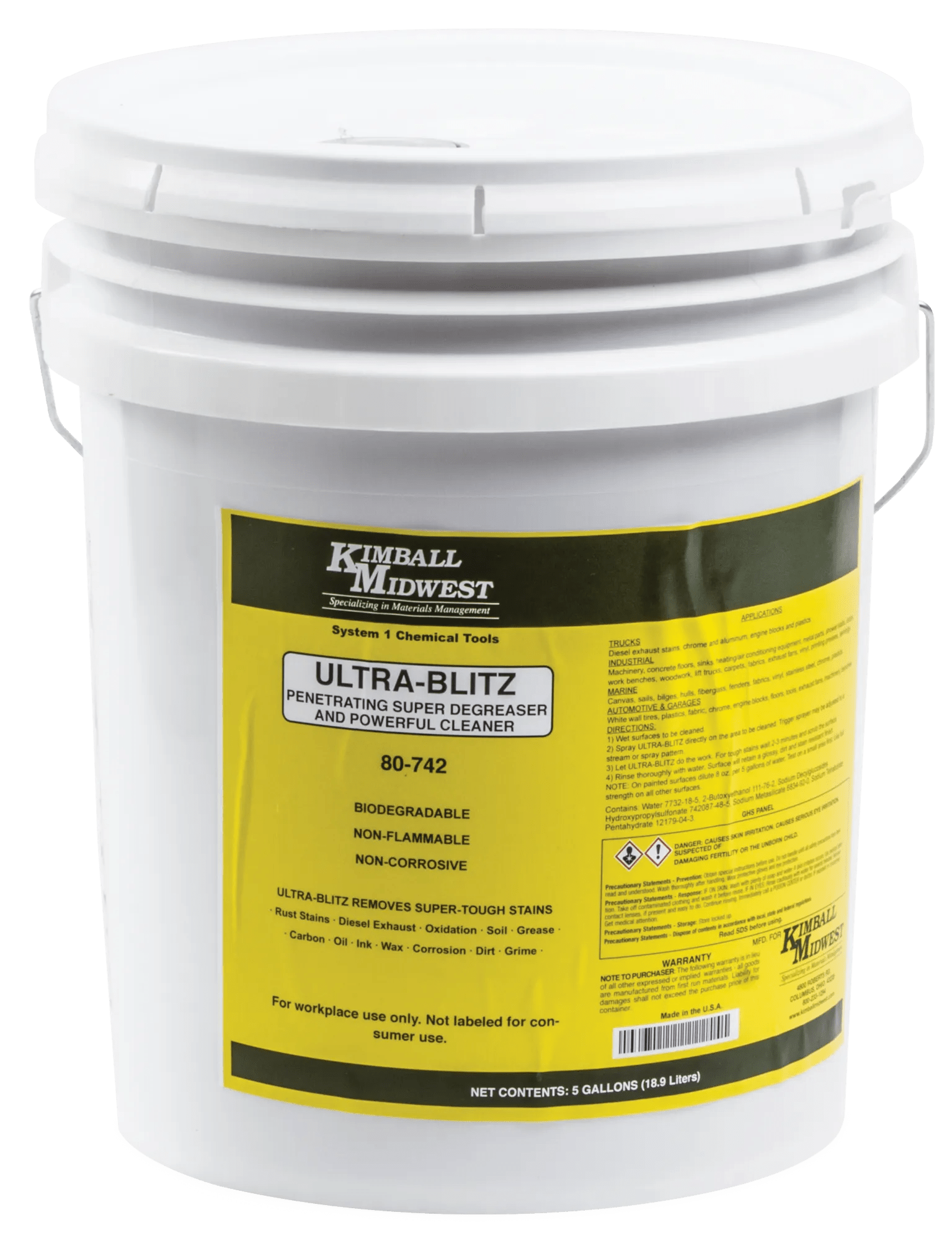 Ultra-Blitz Ultra-Strength Cleaner - 5 gal Bucket