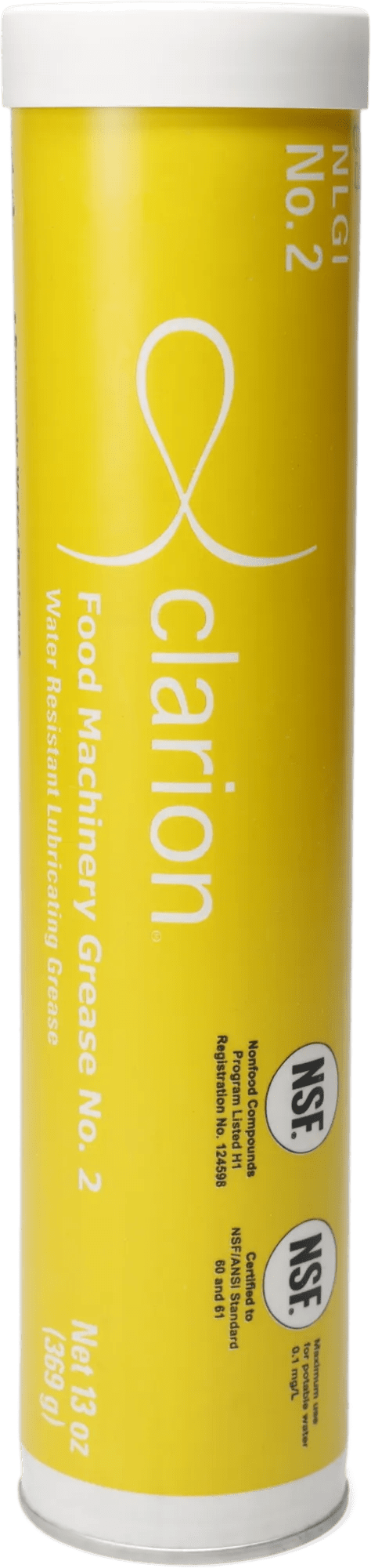 Clarion Food Machinery Grade Grease No. 2 – Cartridge