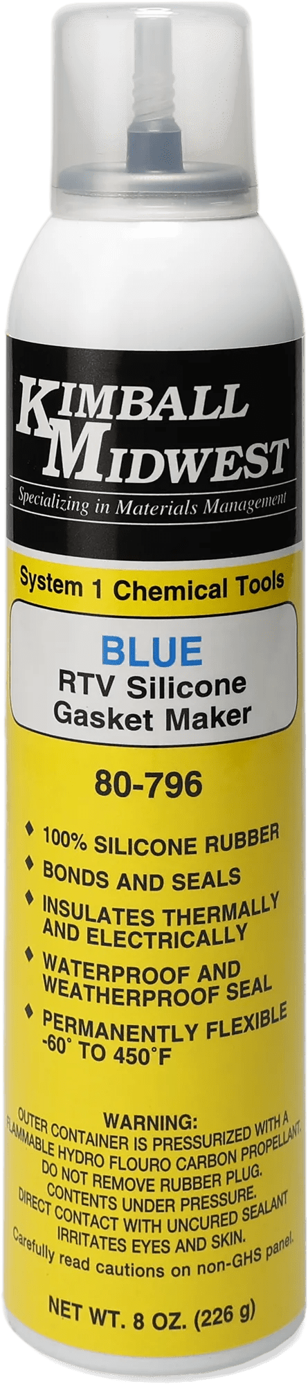 Blue RTV Silicone Gasket Maker & Sealant - 8 oz. Can