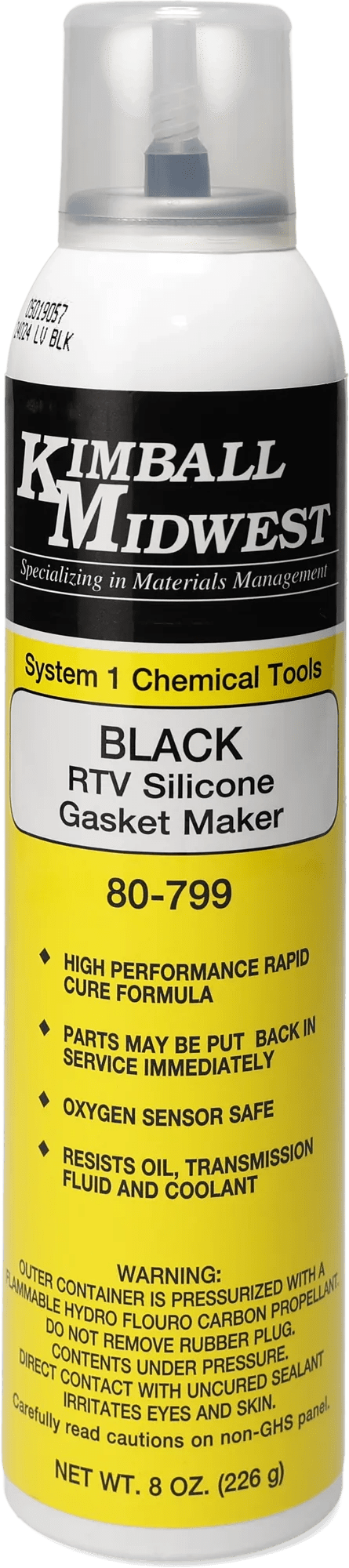 Black RTV Silicone Gasket Maker & Sealant - 8 oz. Can