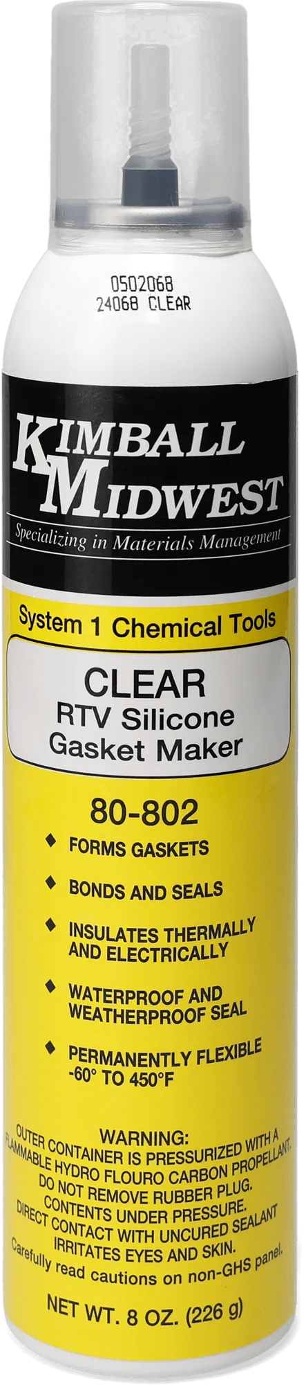 Clear RTV Silicone Gasket Maker & Sealant - 8 oz. Can