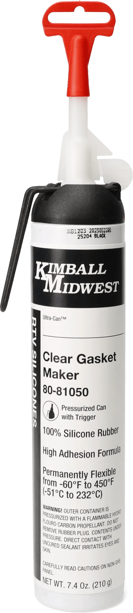 Clear RTV Original Formula Silicone Gasket Maker & Sealant - 7.4 oz. Pressurized Trigger Can
