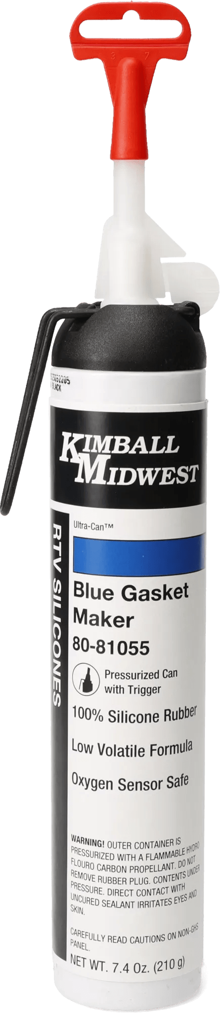 Blue RTV Low Volatile Original Formula Silicone Gasket Maker & Sealant - 7.4 oz. Pressurized Trigger Can