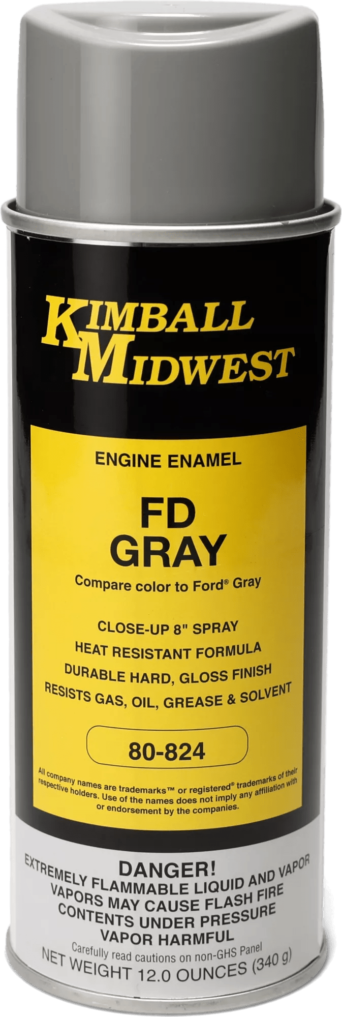 FD Gray Engine Oil-Based Enamel Spray Paint
