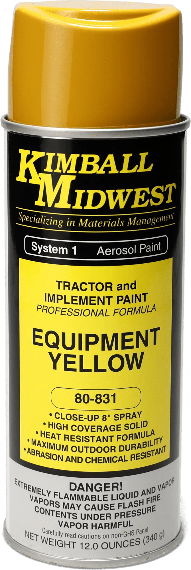Equipment Yellow Spray Paint - 16 oz. Can - 12 Pack