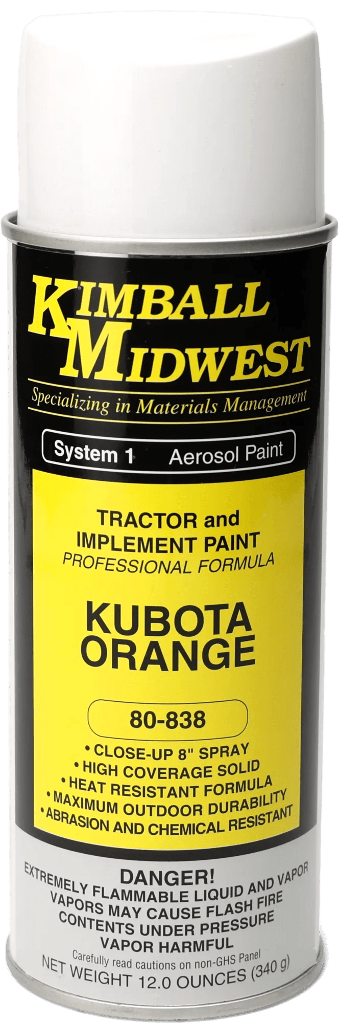 KB Orange Spray Paint - 16 oz. Can - 12 Pack