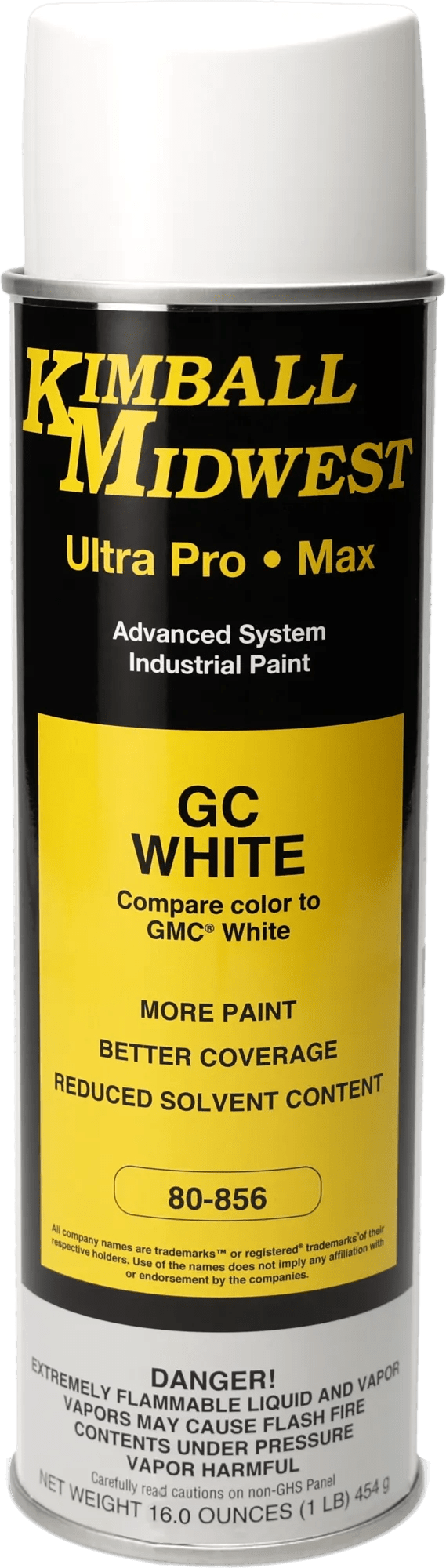 GC White Ultra Pro•Max Oil-Based Enamel Spray Paint - 20 oz. Can - 12 Pack