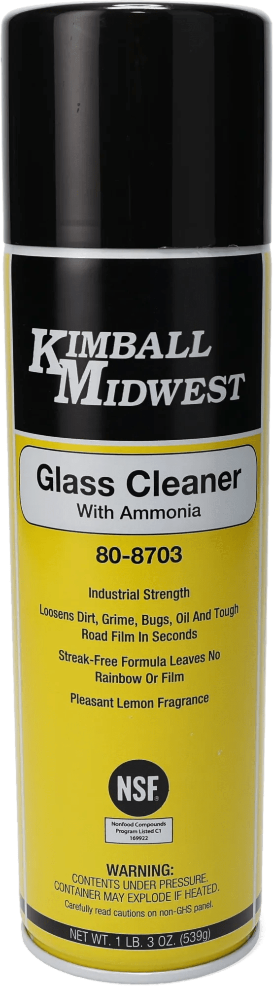 Glass Cleaner with Ammonia - Case - 12 Pack