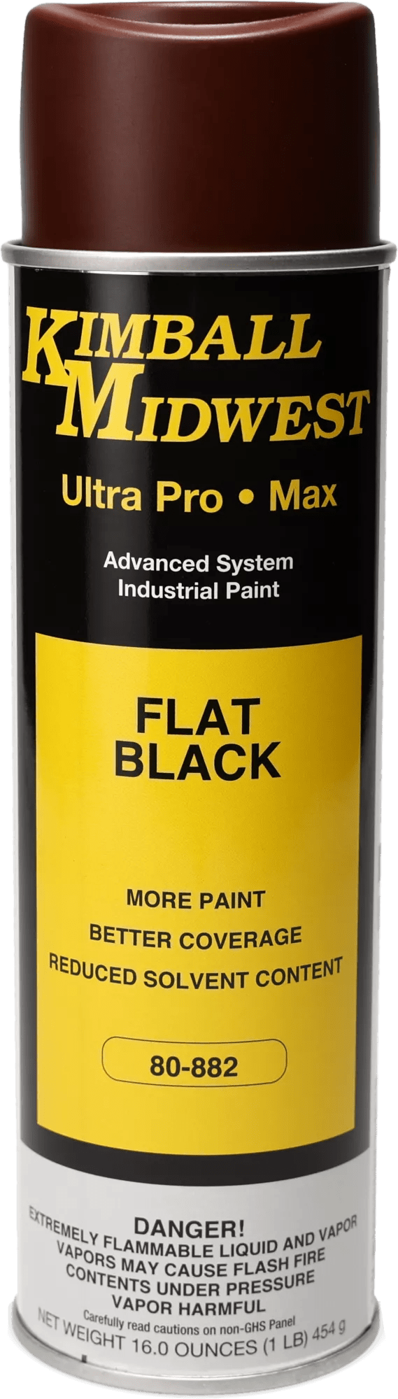 Flat Black Ultra Pro•Max Oil-Based Enamel Spray Paint - 20 oz. Can
