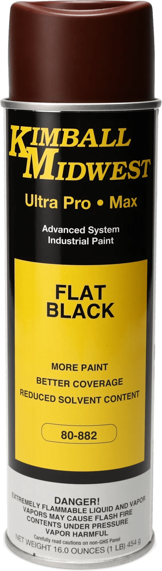 Flat Black Ultra Pro•Max Oil-Based Enamel Spray Paint - 20 oz. Can