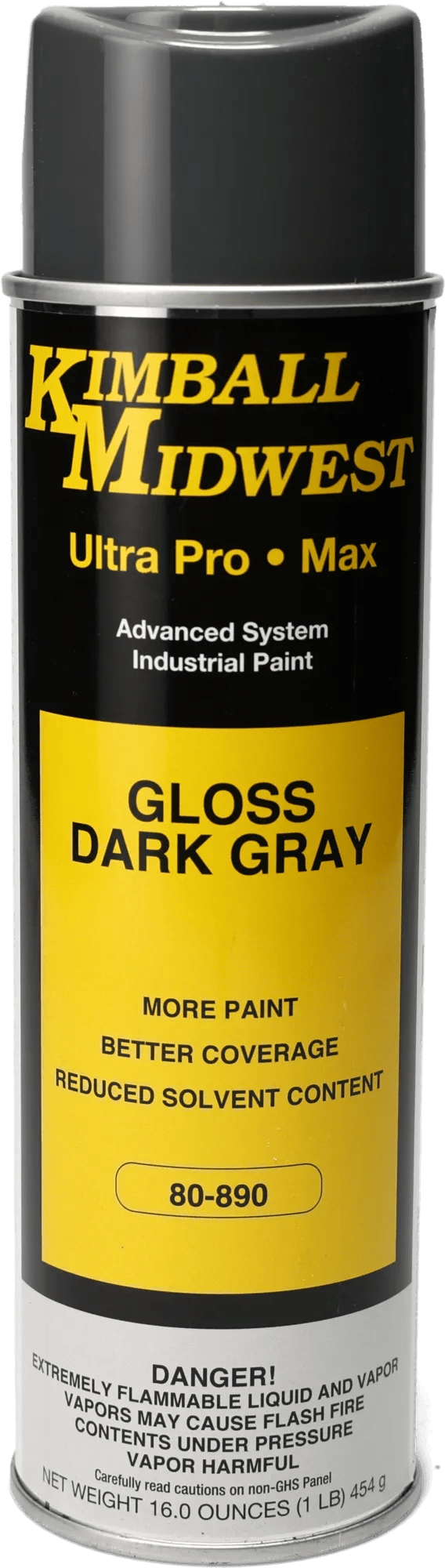 Dark Machinery Gray (ANSI 49) Ultra Pro•Max Oil-Based Enamel Spray Paint - 20 oz. Can - Case - 12 Pack