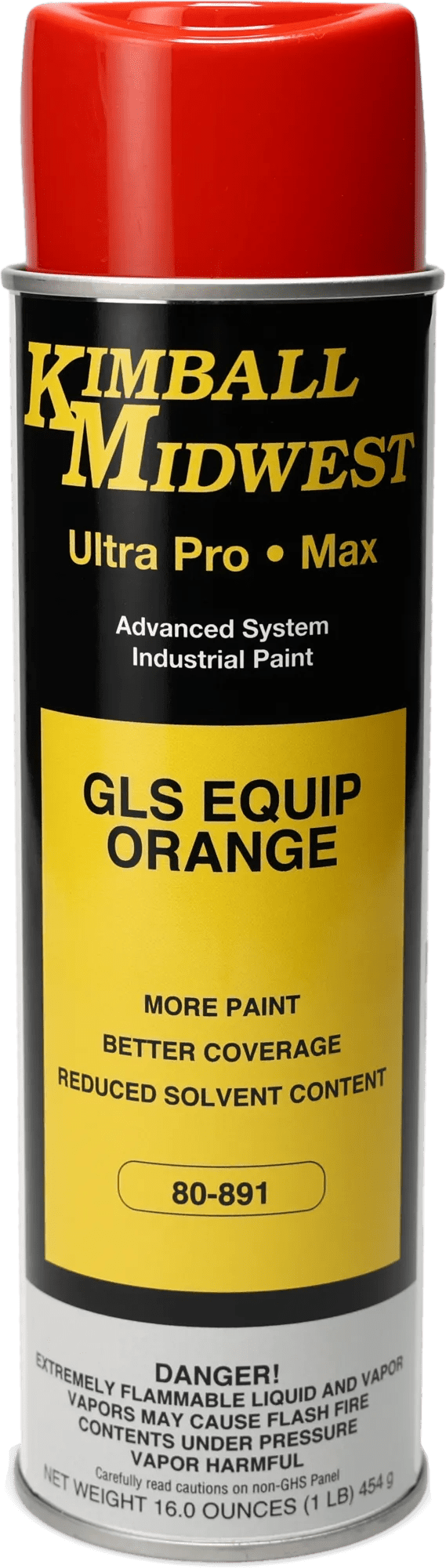 Gloss Equipment Orange Ultra Pro•Max Oil-Based Enamel Spray Paint - 20 oz. Can