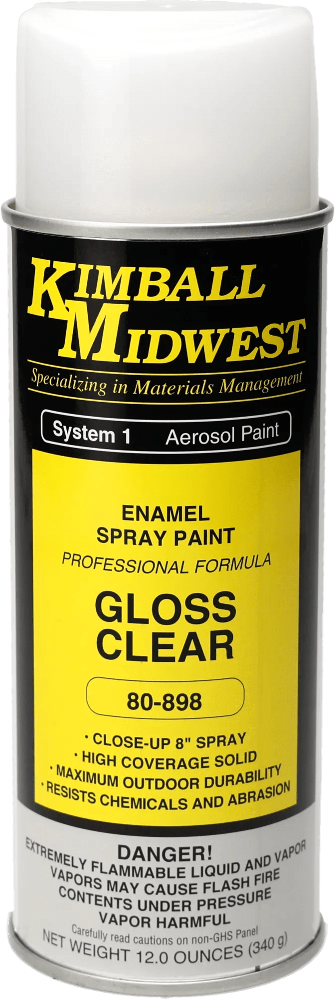 Gloss Clear All-Purpose Enamel Spray Paint - 16 oz. Can - 12 Pack