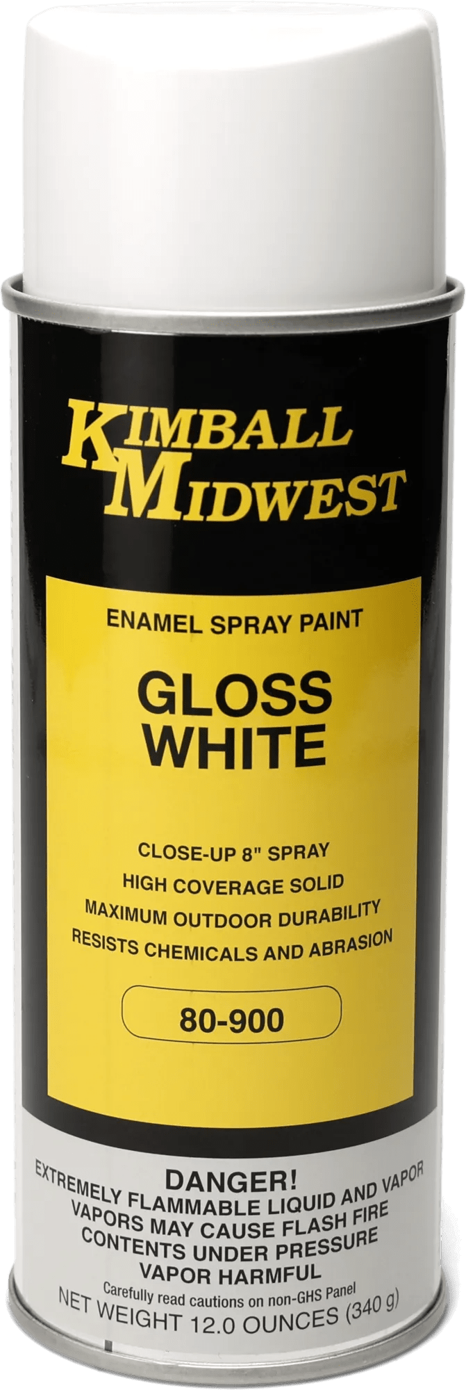 Gloss White All-Purpose Enamel Spray Paint - 16 oz. Can - Case - 12 Pack