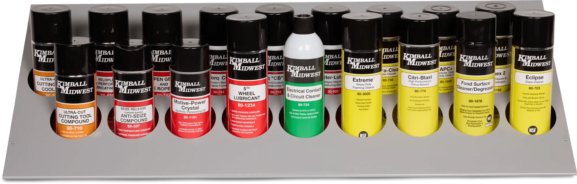 50 State Compliant Premium Chemical Trial Pack Bundle with Aerosol Can Rack