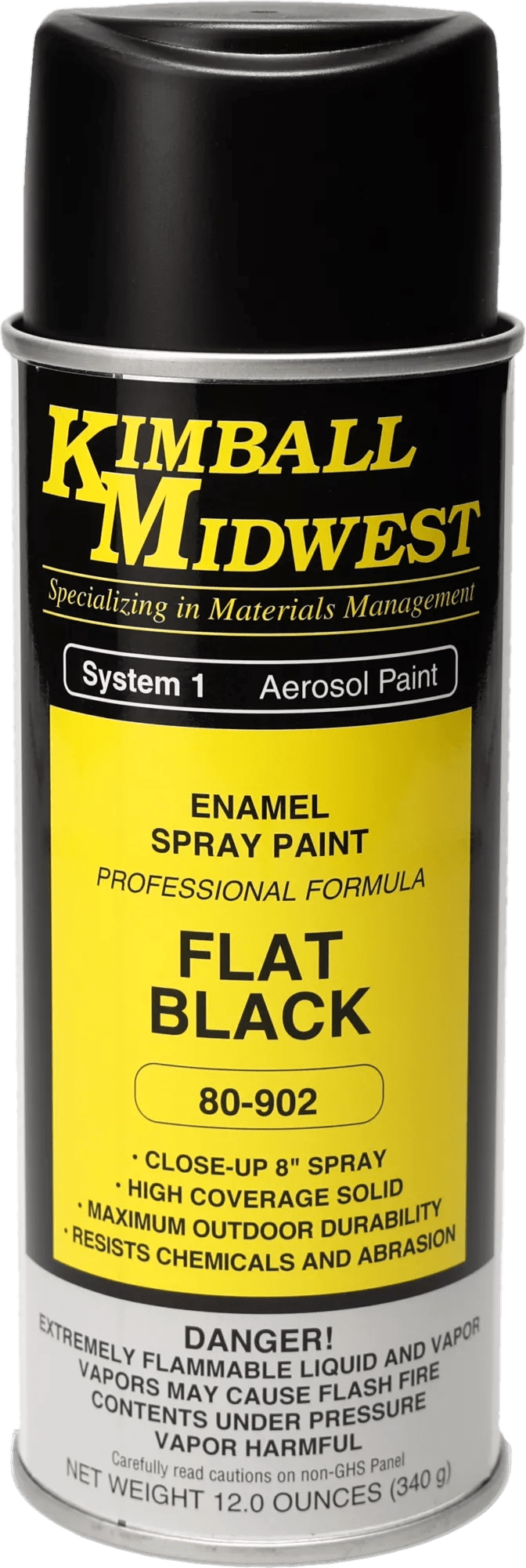 Flat Black All-Purpose Enamel Spray Paint - 16 oz. Can