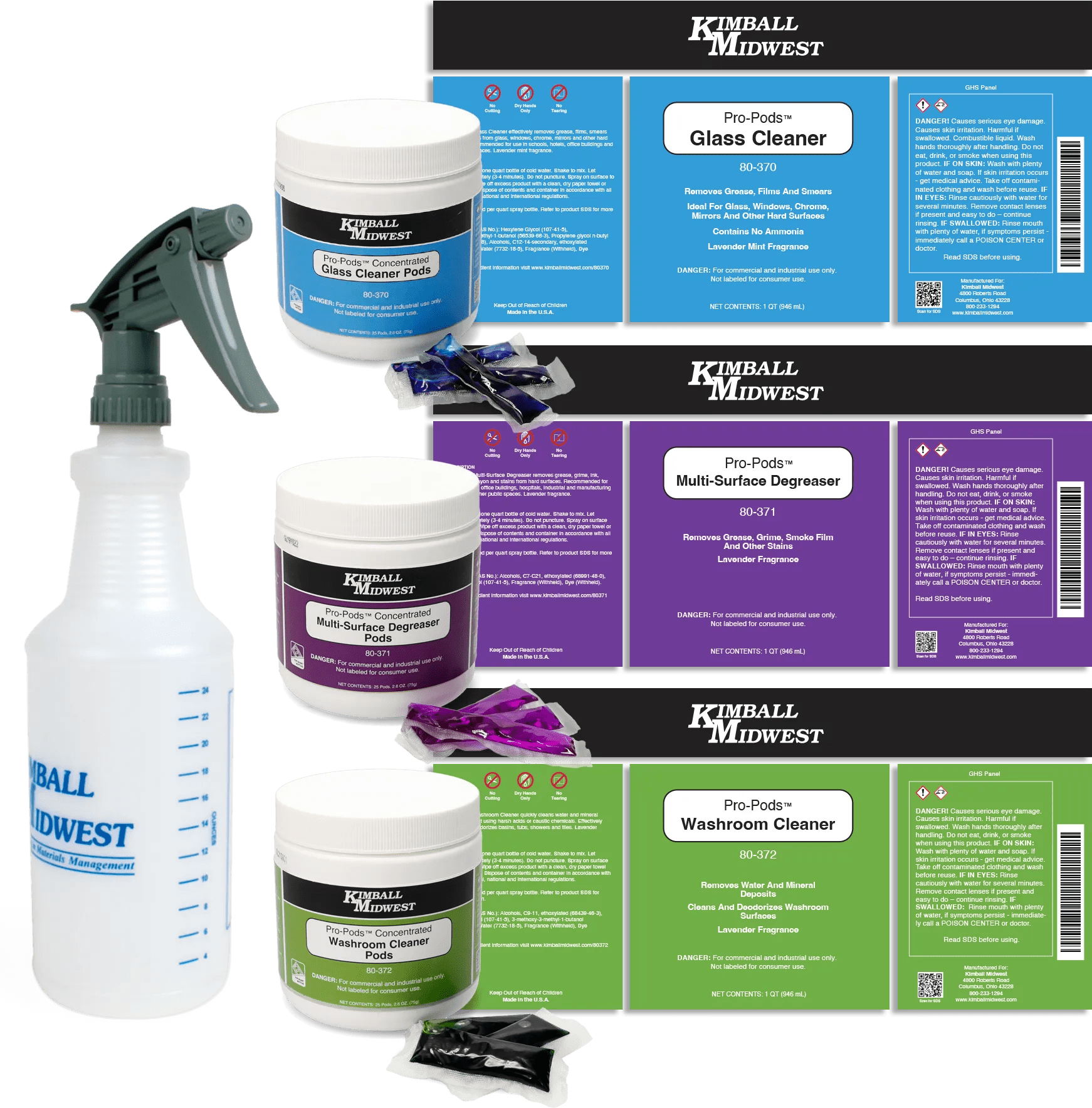 Pro-Pods™ Quart Size Sample Pack