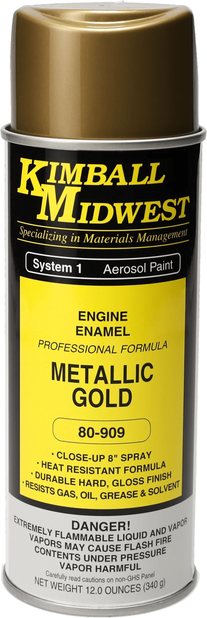 Metallic Gold Engine Oil-Based Enamel Spray Paint