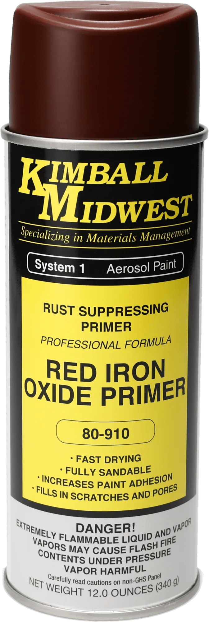 Red Oxide Fast-Dry Rust Suppressing Primer - 16 oz. Can