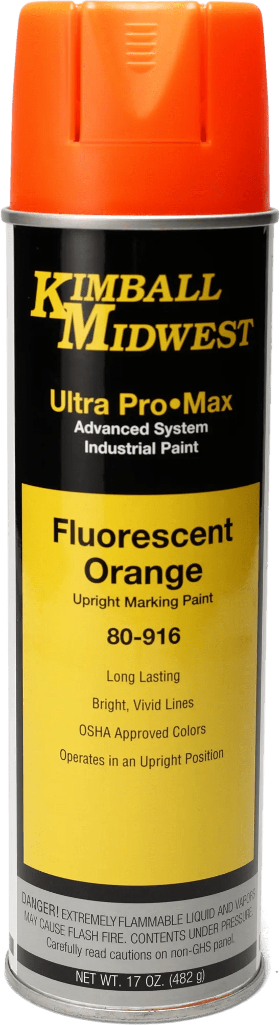 Fluorescent Orange "Upright" Marking Paints