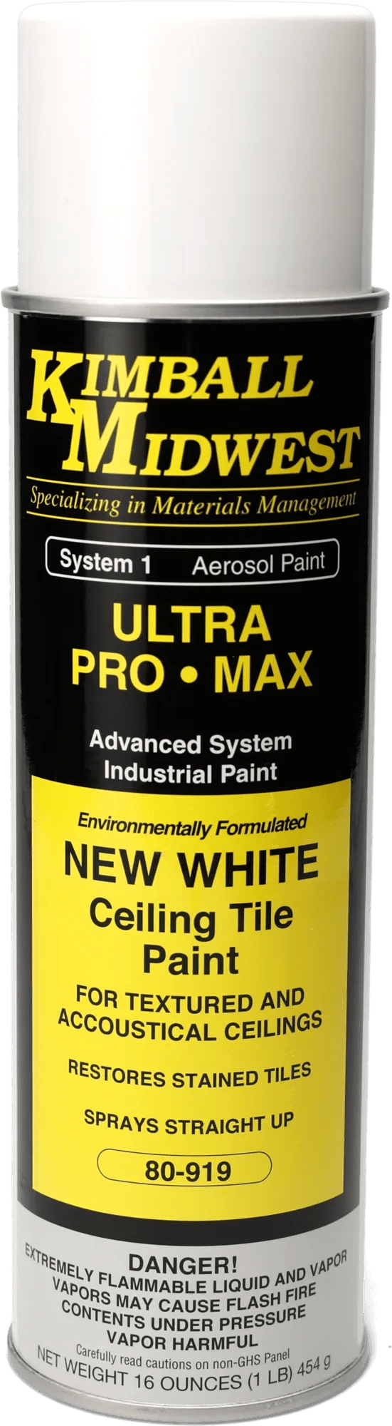 New White Ceiling Tile Spray Paint - 20 oz. Can - Case