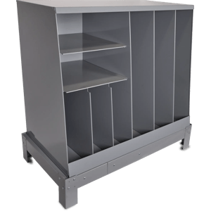 8 Compartment Hydraulic Hose Cabinet with Stand